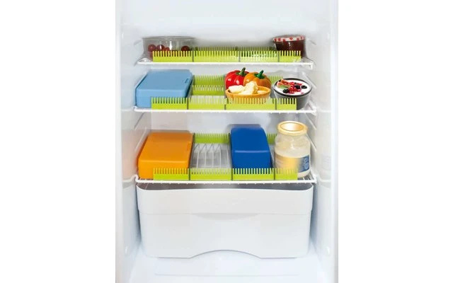 Purvario By Dörr Rieles De Almacenamiento Para Frigoríficos, Juego De 8 Antracita / Lima 3 Purvario By Dörr Rieles De Almacenamiento Para Frigoríficos, Juego De 8 Antracita / Lima