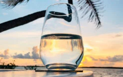 Silwy Imán Vasos De Cristal Longdrink Con Posavasos 400 Ml 4 Pcs.