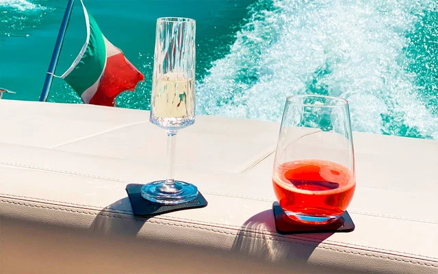 Silwy Imán Vasos De Cristal Longdrink Con Posavasos 400 Ml 4 Pcs. 4 Silwy Imán Vasos De Cristal Longdrink Con Posavasos 400 Ml 4 Pcs. - Imagen 2