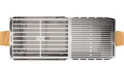 Parrilla De Carbón De Acero Inoxidable Extensible Knister Premium Con Pincho Incluido -Artículos Para El Hogar 441687 3120956