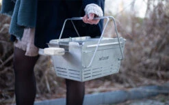 Parrilla De Carbón De Acero Inoxidable Extensible Knister Premium Con Pincho Incluido -Artículos Para El Hogar 441690 3120962