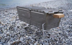 Parrilla De Carbón De Acero Inoxidable Extensible Knister Premium Con Pincho Incluido -Artículos Para El Hogar 441693 3120968