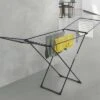 MetalTex Secador De Ropa De Ala Metálica Plegable Negro Mate 2 MetalTex Secador De Ropa De Ala Metálica Plegable Negro Mate -Artículos Para El Hogar 445764 3125946