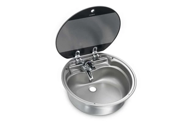 Dometic SNG 420 Fregadero Redondo Con Tapa De Cristal 420 Mm 3 Dometic SNG 420 Fregadero Redondo Con Tapa De Cristal 420 Mm