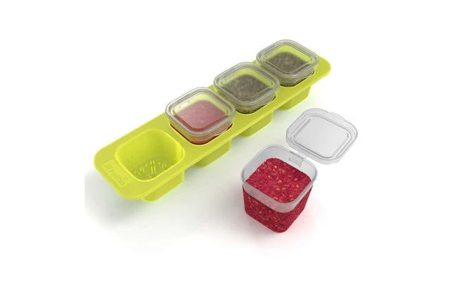 Rotho Domino Mini Cajas De Congelación Verde Lima 3 Rotho Domino Mini Cajas De Congelación Verde Lima