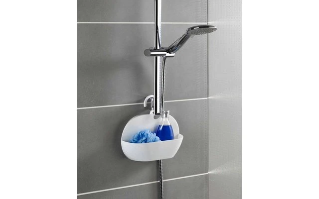 Wenko Shower Caddy Cocktail Blanco 4 Wenko Shower Caddy Cocktail Blanco - Imagen 2