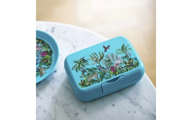 Koziol Box Candy L Farm Lunchbox Jungle Organic Turquoise 5 Koziol Box Candy L Farm Lunchbox Jungle Organic Turquoise - Imagen 3