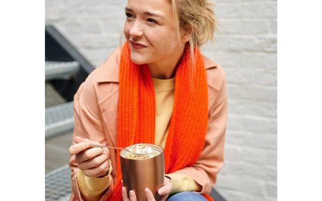 Recipiente Térmico Para Comida Mepal Ellipse 700 Ml Cepillado 3 Recipiente Térmico Para Comida Mepal Ellipse 700 Ml Cepillado