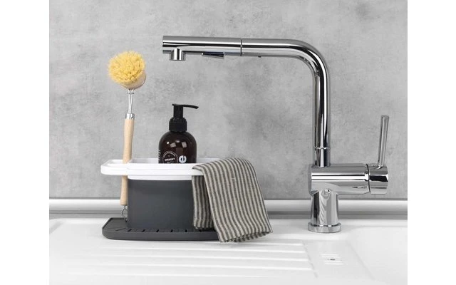 Wenko Organizador De Fregaderos Cosmo Gris 6 Wenko Organizador De Fregaderos Cosmo Gris - Imagen 4