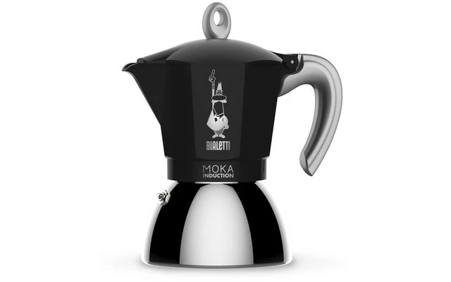 Bialetti New Moka Induction Espresso Maker 2 Tazas Negro 3 Bialetti New Moka Induction Espresso Maker 2 Tazas Negro