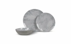 Kampa Marble Set Vajilla De Melamina 12 Piezas