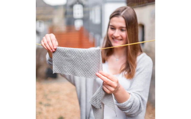 Rollo De Cocina Lavable Chinchilla Madera Celulosa Y Algodón Gris 9 Rollo De Cocina Lavable Chinchilla Madera Celulosa Y Algodón Gris - Imagen 7