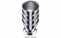 Westmark 4 Hueveras Con Pie De Acero Inoxidable -Artículos Para El Hogar 613651 4441607