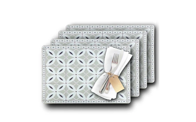 Westmark Arabesque Placemats 4 Piezas 43.5 X 28.5 Cm Azul 3 Westmark Arabesque Placemats 4 Piezas 43.5 X 28.5 Cm Azul