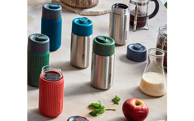 Black+Blum Taza Aislada De Acero Inoxidable Black And Blum To Go 340 Ml Pizarra 6 Black+Blum Taza Aislada De Acero Inoxidable Black And Blum To Go 340 Ml Pizarra - Imagen 4