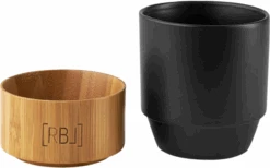 Taza De Café Para Exteriores Rebel 200 Ml Negra -Artículos Para El Hogar 668319 4579728