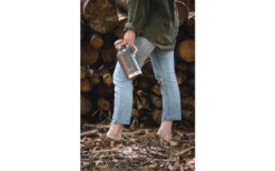 Termo De Acero Inoxidable De Doble Pared Rebel De 1900 Ml Negro