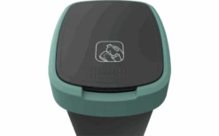 Papelera Rotho Twist Con Tapa Abatible 25 Litros Verde Muérdago -Artículos Para El Hogar 689040 4830122