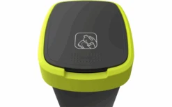 Papelera Rotho Twist Con Tapa Abatible 25 Litros Verde Muérdago