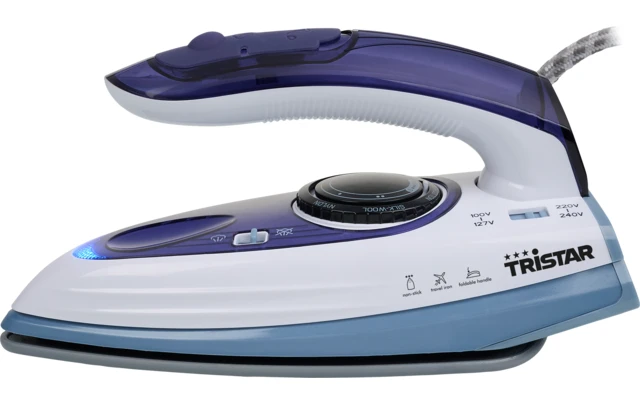Plancha De Vapor De Viaje Tristar, Mango Plegable - 1000 W 3 Plancha De Vapor De Viaje Tristar, Mango Plegable - 1000 W
