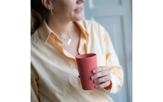 Koziol Connect Cup L Vaso 350 Ml Nature Gris Ceniza 6 Koziol Connect Cup L Vaso 350 Ml Nature Gris Ceniza - Imagen 4