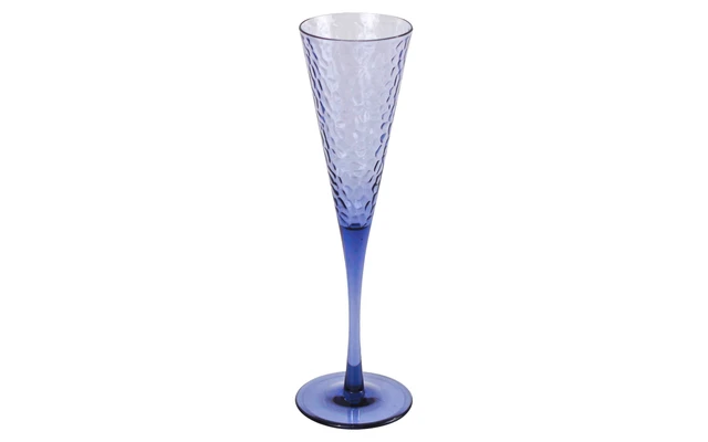 Copa De Champán Gimex Martillada Simple Azul Marino 3 Copa De Champán Gimex Martillada Simple Azul Marino