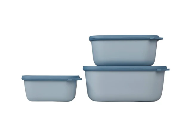 Mepal Cirqula Juego Multi Cuenco Rectangular Alto 3 Piezas 750 / 1500 / 3000 Ml Verde Nórdico 5 Mepal Cirqula Juego Multi Cuenco Rectangular Alto 3 Piezas 750 / 1500 / 3000 Ml Verde Nórdico - Imagen 3