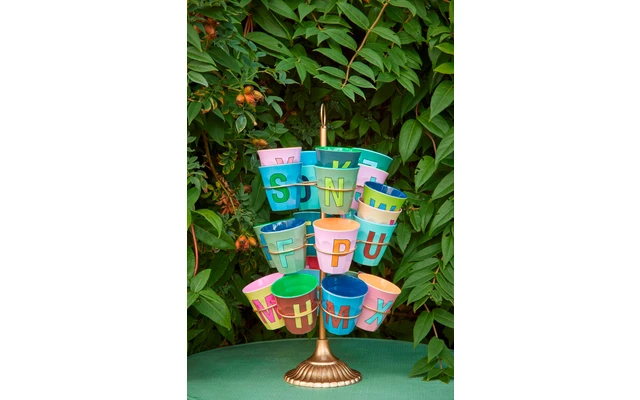 Rice Taza De Melamina Arroz Mediana 9 Cm Albaricoque Con Letras E 6 Rice Taza De Melamina Arroz Mediana 9 Cm Albaricoque Con Letras E - Imagen 4